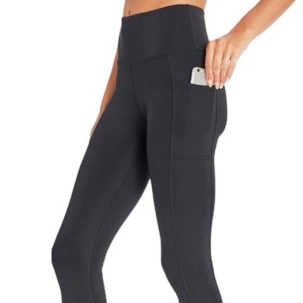 BALLY Total Fitness High Rise Pocket Mid-Calf BLACK Legging SZ S**NEW! - Picture 5 of 6